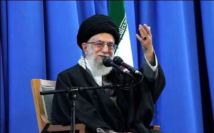 اجتماع زائران حرم رضوی با حضور رهبر معظم انقلاب