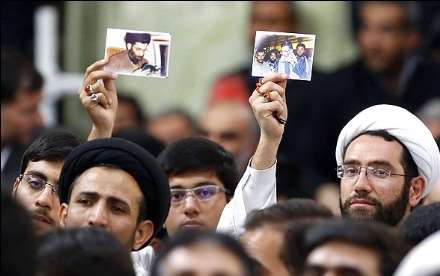 اجتماع زائران حرم رضوی با حضور رهبر معظم انقلاب