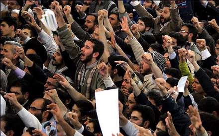 اجتماع زائران حرم رضوی با حضور رهبر معظم انقلاب