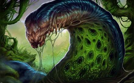 نقاشی زالو متعفن بزرگ