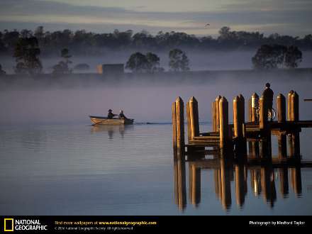 قايق سواري در درياچه