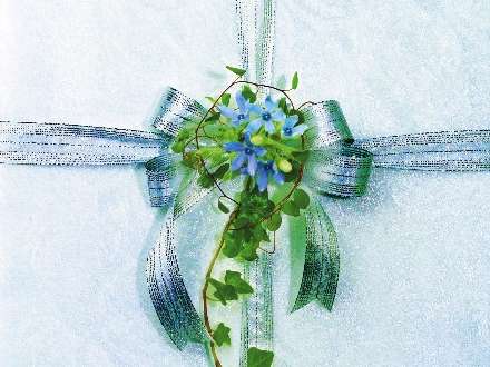 گل های آبی