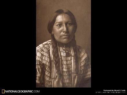 عكس يك زن سرخ پوست