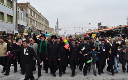 مراسم استقبال از سالروز ورود حضرت معصومه (س) به شهر قم