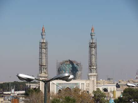 نمایی از مسجد امام حسن عسکری در قم