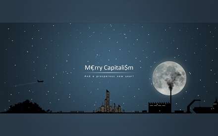 پوستری با موضوع سرمایه داری