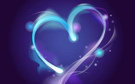 قلب آبی