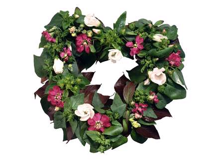 گلهاي رنگارنگ در حلقه گل