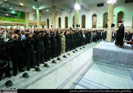 دیدار مقام معظم معظم رهبری (مدظله العالی) با فرماندهان سپاه پاسداران انقلاب اسلامی
