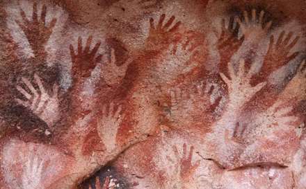 غار دست در آرژانتین