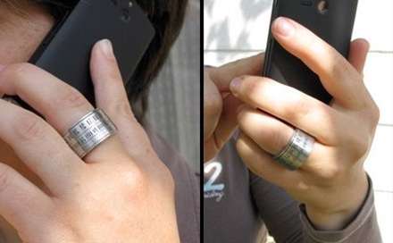 حلقه اي كه زمان را به شما نشان ميدهد