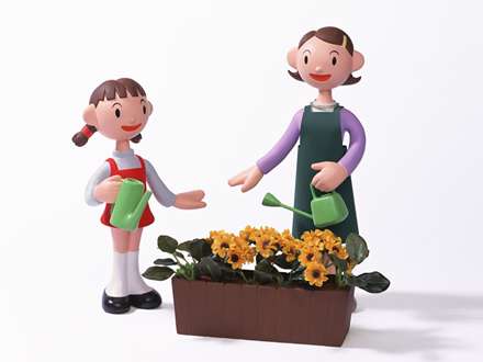 آبیاری گلها