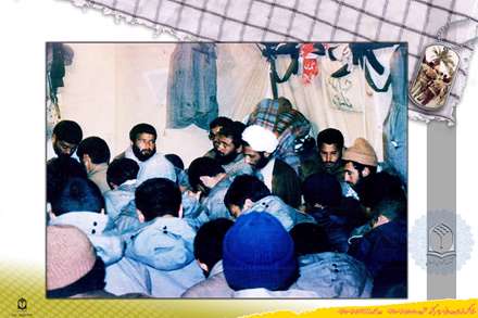 حضور روحانیون رزمنده در جبهه جنگ