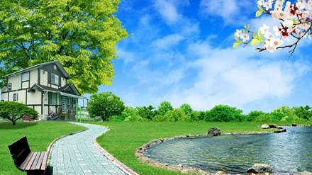 نقاشی خانه ویلایی