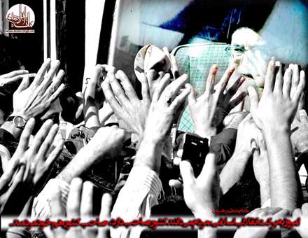 عشق مردم به آقا