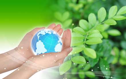 تصویر زمینه نگهداری از زمین سبز