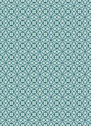 طرح اسلیمی گل تو خالی