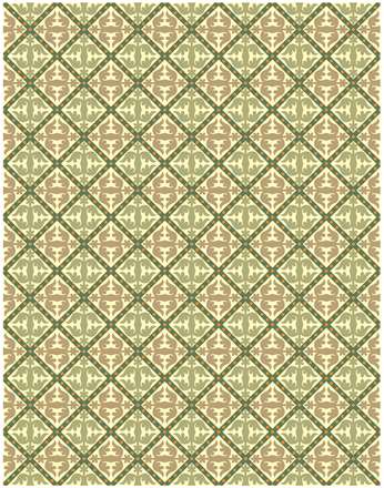 طرح اسلیمی لوزی رنگی