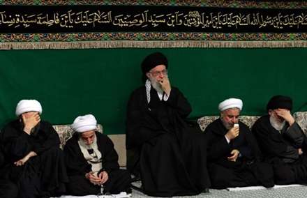 اولین شب عزاداری در محضر رهبر انقلاب