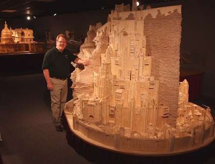 مجسمه های خارق العاده با چوب کبریت