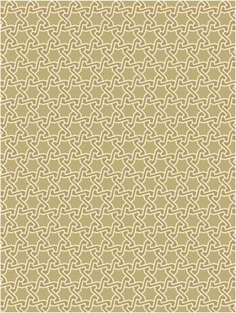 طرح اسلیمی ستاره قلاب شده تیره