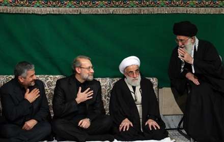 اولین شب عزاداری در محضر رهبر انقلاب