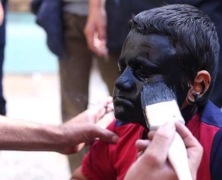 آئین عزاداری خیمه کوبی نوش آباد کاشان