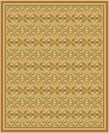 طرح اسلیمی گل و پیچک