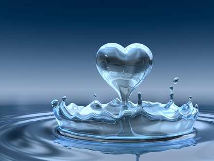 قلب آبی