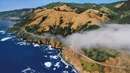 مشاهده های هوایی از بزرگراهی در کالیفرنیا