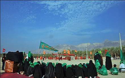 تعزیه عاشورا در شهرستان اهرم