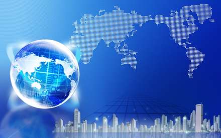 کره زمین برفراز شب شهر