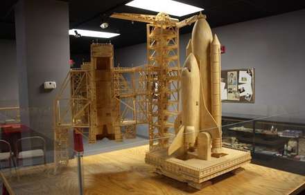 مجسمه های خارق العاده با چوب کبریت