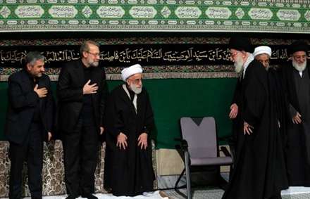 اولین شب عزاداری در محضر رهبر انقلاب