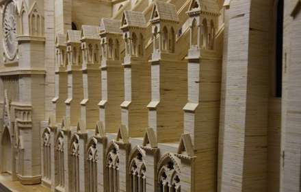 مجسمه های خارق العاده با چوب کبریت