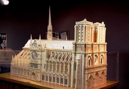 مجسمه های خارق العاده با چوب کبریت