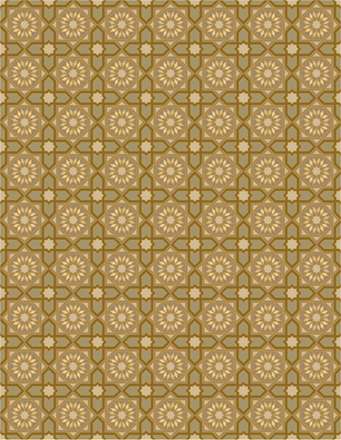 طرح اسلیمی ستاره مدور