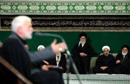 اولین شب عزاداری در محضر رهبر انقلاب
