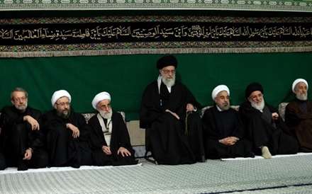 اولین شب عزاداری در محضر رهبر انقلاب