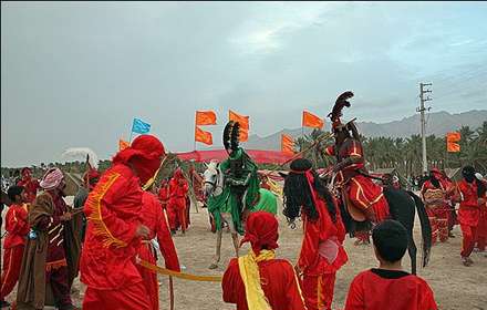 تعزیه عاشورا در شهرستان اهرم