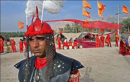 تعزیه عاشورا در شهرستان اهرم