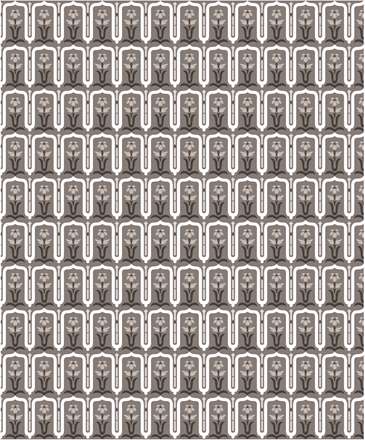 طرح اسلیمی شاخه گل در قاب