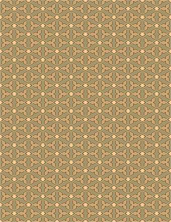 طرح اسلیمی ستاره در هشت ضلعی