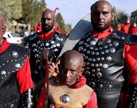 آئین عزاداری خیمه کوبی نوش آباد کاشان