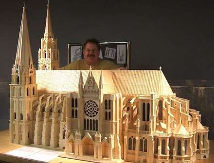 مجسمه های خارق العاده با چوب کبریت