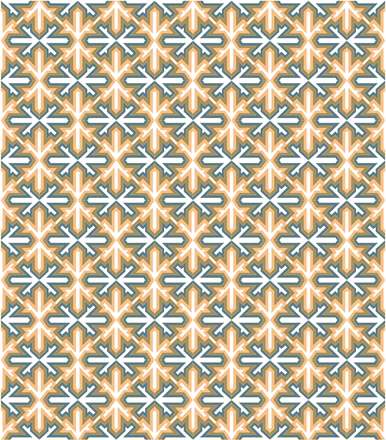 طرح اسلیمی ستاره ای رنگی