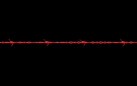 سیم خاردار قرمز