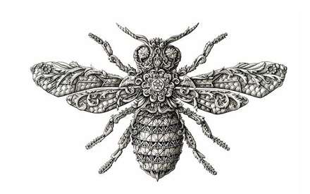 نقاشی از حشرات به سبک جدید