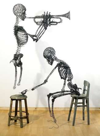 مجسمه هایی باورنکردنی با سیم