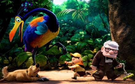 انیمیشن و پیرمرد و اردک